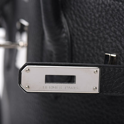 Hermes Taurillon Clemence Birkin 35 Black 11 of 32
