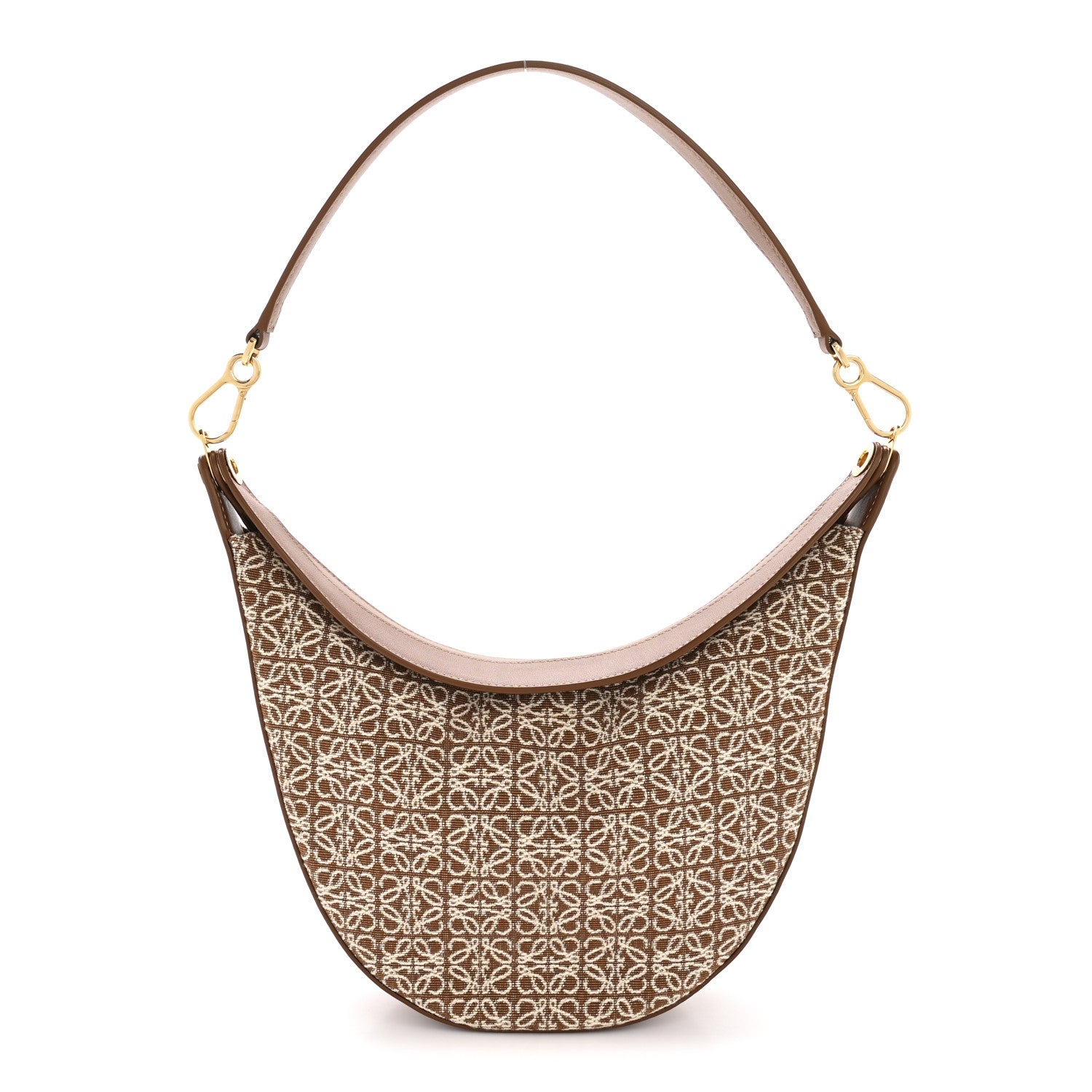 Loewe Jacquard Anagram Calfskin Luna Bag Tan Pecan 1 of 10
