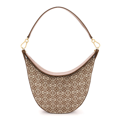 Loewe Jacquard Anagram Calfskin Luna Bag Tan Pecan 1 of 10