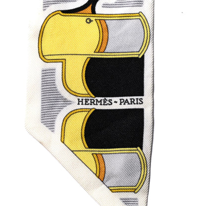 Hermes Silk Les Coupes Twilly 4 of 4