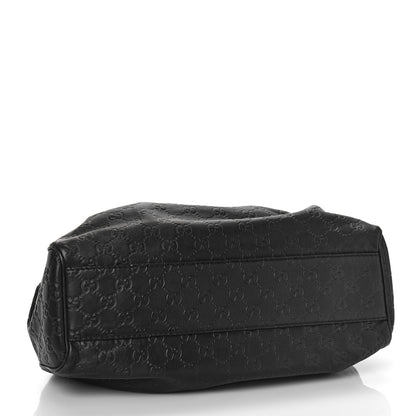Gucci Guccissima Medium Sukey Tote Black 4 of 10