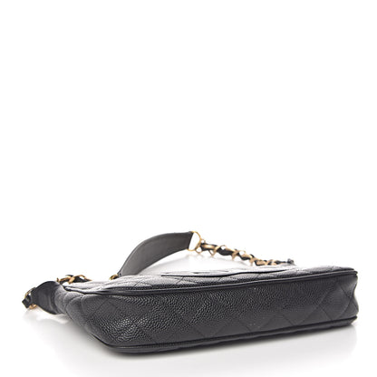 Chanel Caviar Quilted CC Shoulder Bag Black 4 of 17