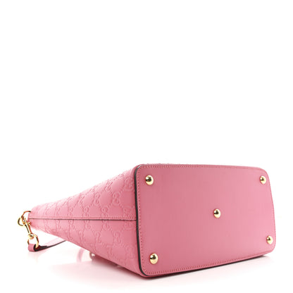 Gucci Guccissima Small Zippered Bucket Tote Flush 11 of 11