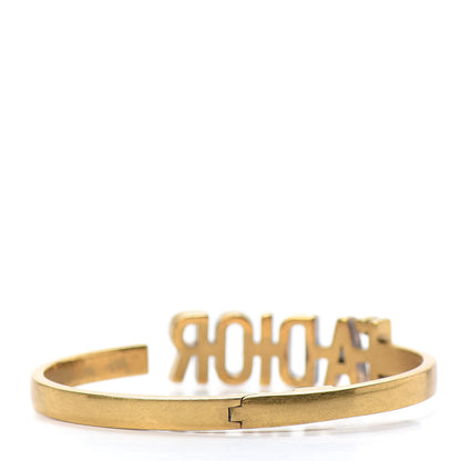 Christian Dior Metal J'Adior Bracelet Cuff Gold 3 of 4