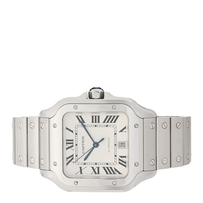Cartier Stainless Steel 39.8mm Santos De Cartier Automatic Watch 2 of 6