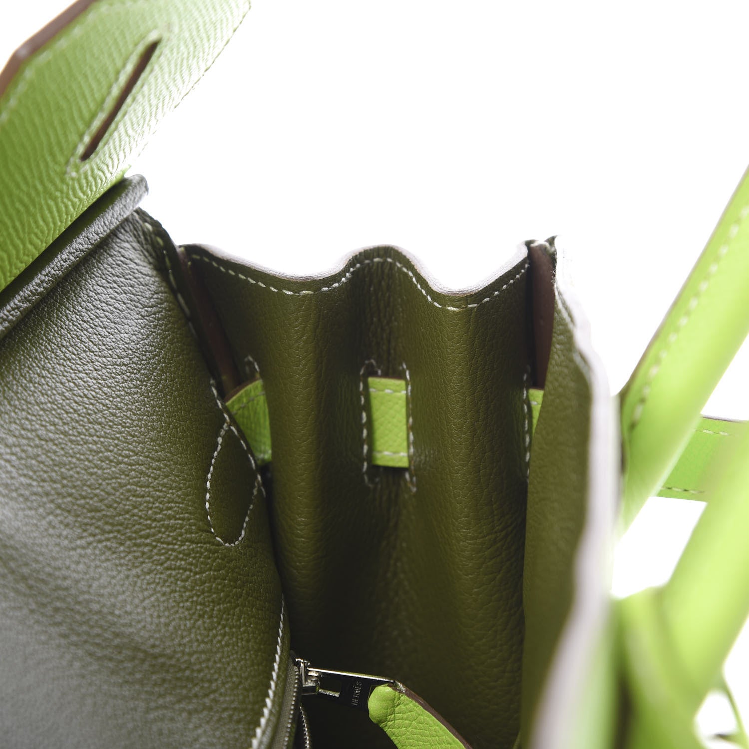 Hermes Epsom Candy Birkin 30 Kiwi Lichen 12 of 38
