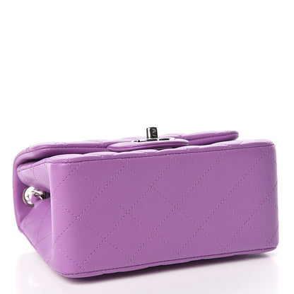 Chanel Lambskin Quilted Mini Square Flap Purple 4 of 11