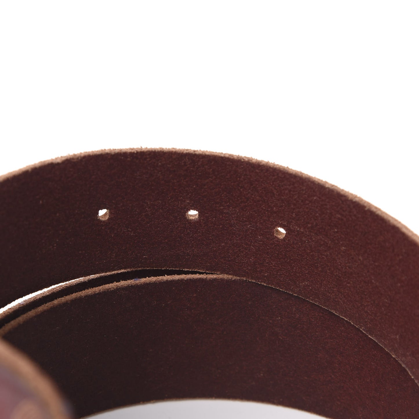 Faded Calfskin Leaf Print Double G 40mm Belt 100 40 Hibiscus Red Gold