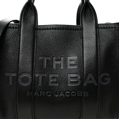 Marc Jacobs Grained Calfskin Small The Tote Bag Black 8 of 12