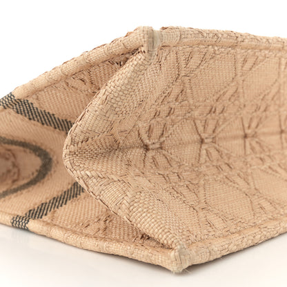 Christian Dior Raffia Cannage Large Book Tote Natural 9 of 11