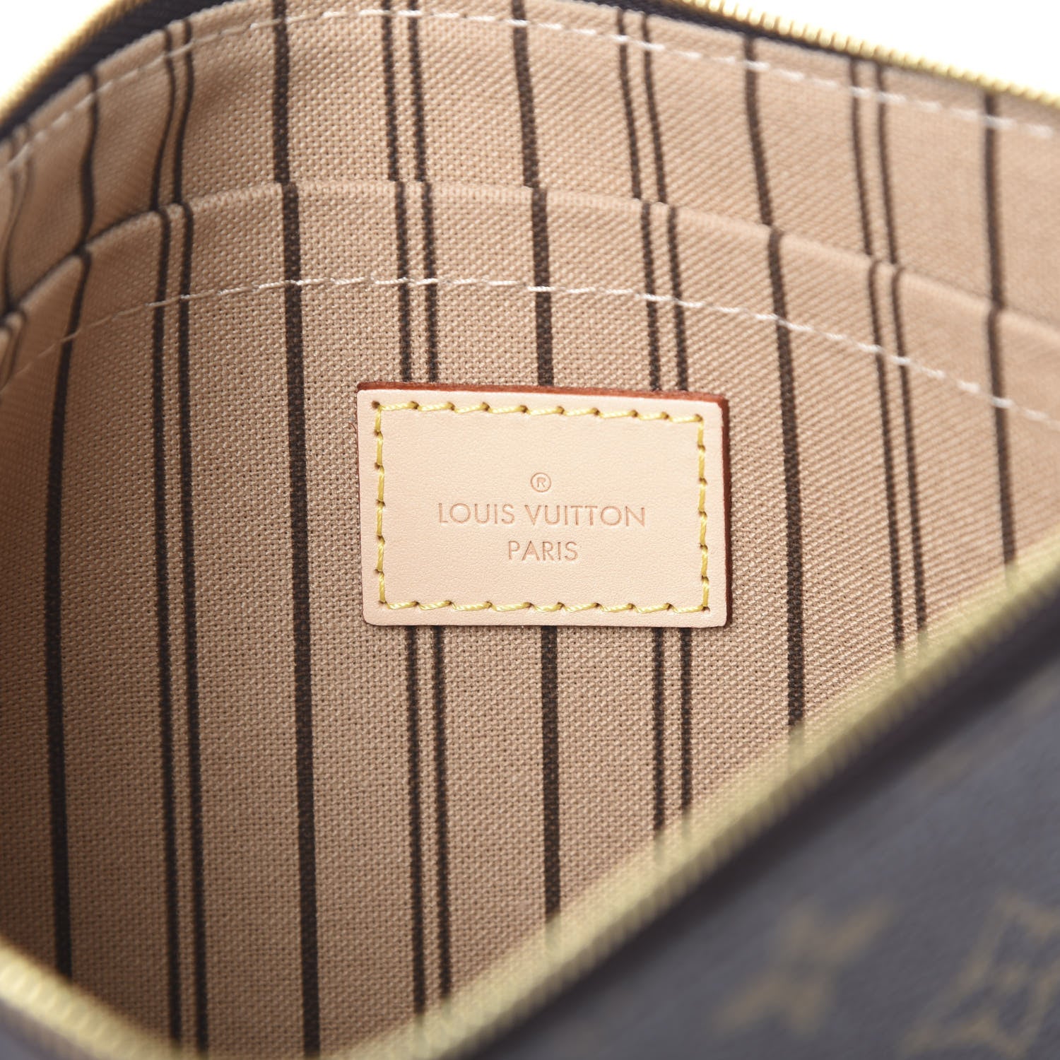 Louis Vuitton Monogram Neverfull MM GM Pochette 5 of 7