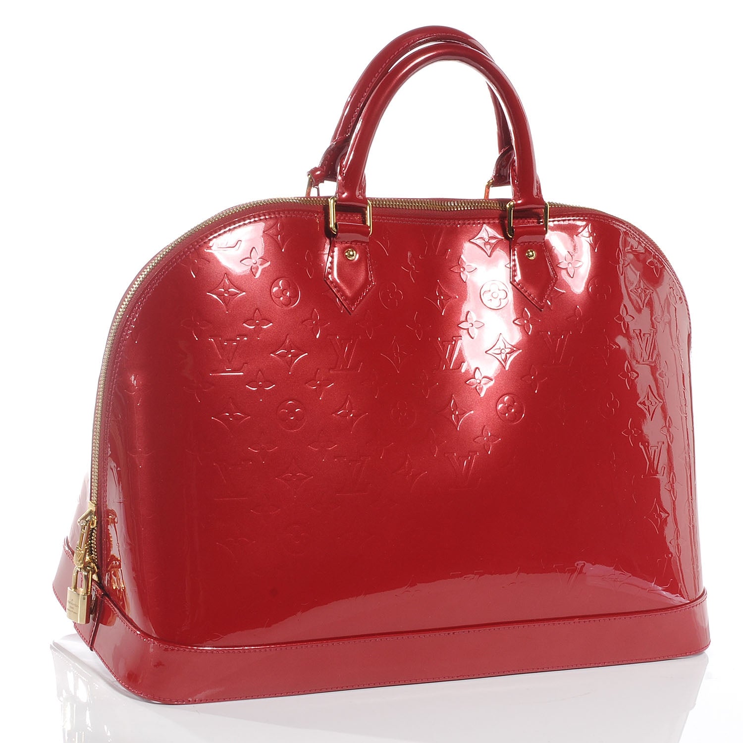 Louis Vuitton Vernis Alma GM Pomme D'Amour 3 of 7