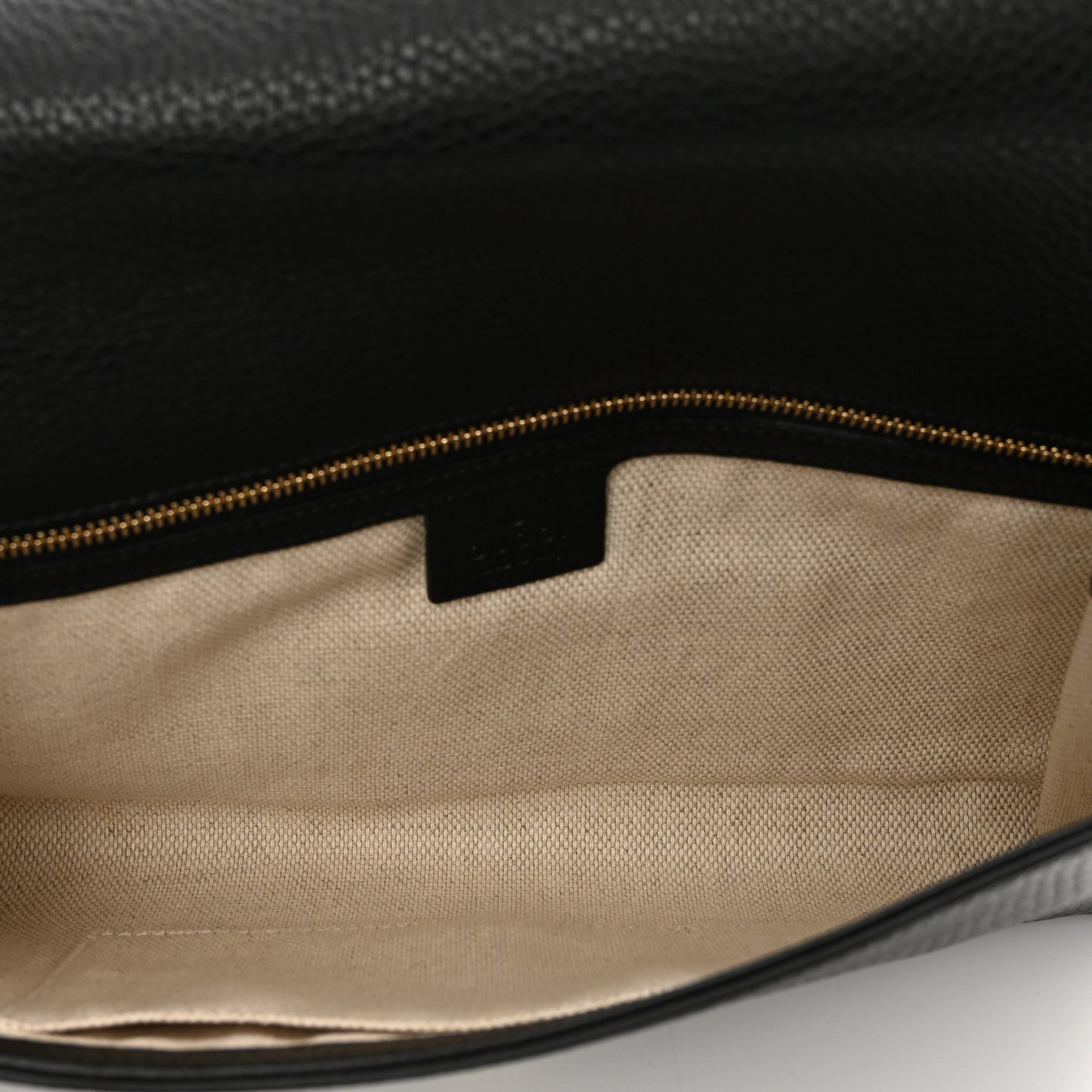 Pebbled Calfskin Medium Soho Clutch Black