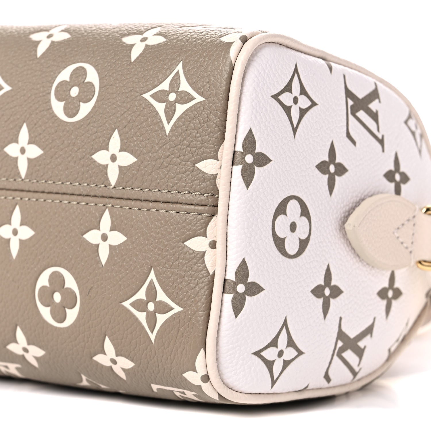 Louis Vuitton Empreinte Monogram Spring in the City Speedy Bandouliere 20 Kaki Beige Cream 8 of 9