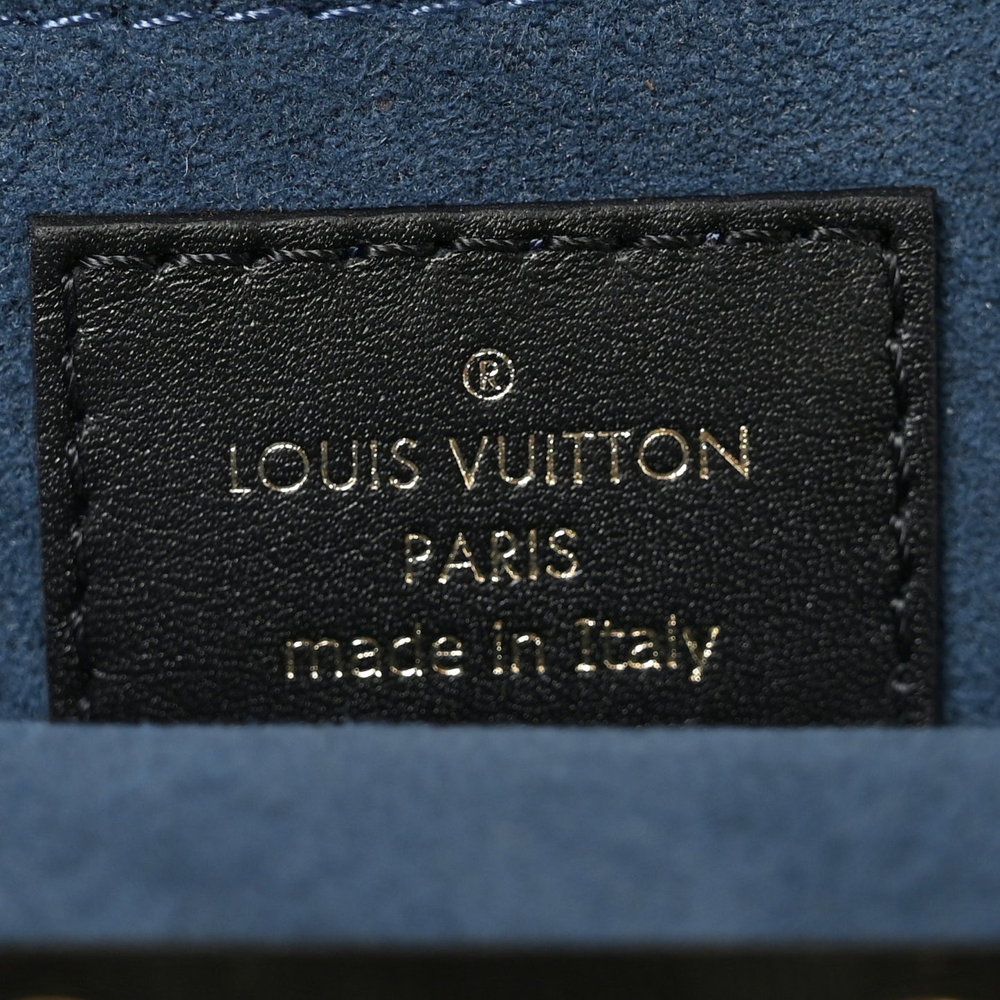 Calfskin Monogram Sequin LV Cafe Clutch Multicolor