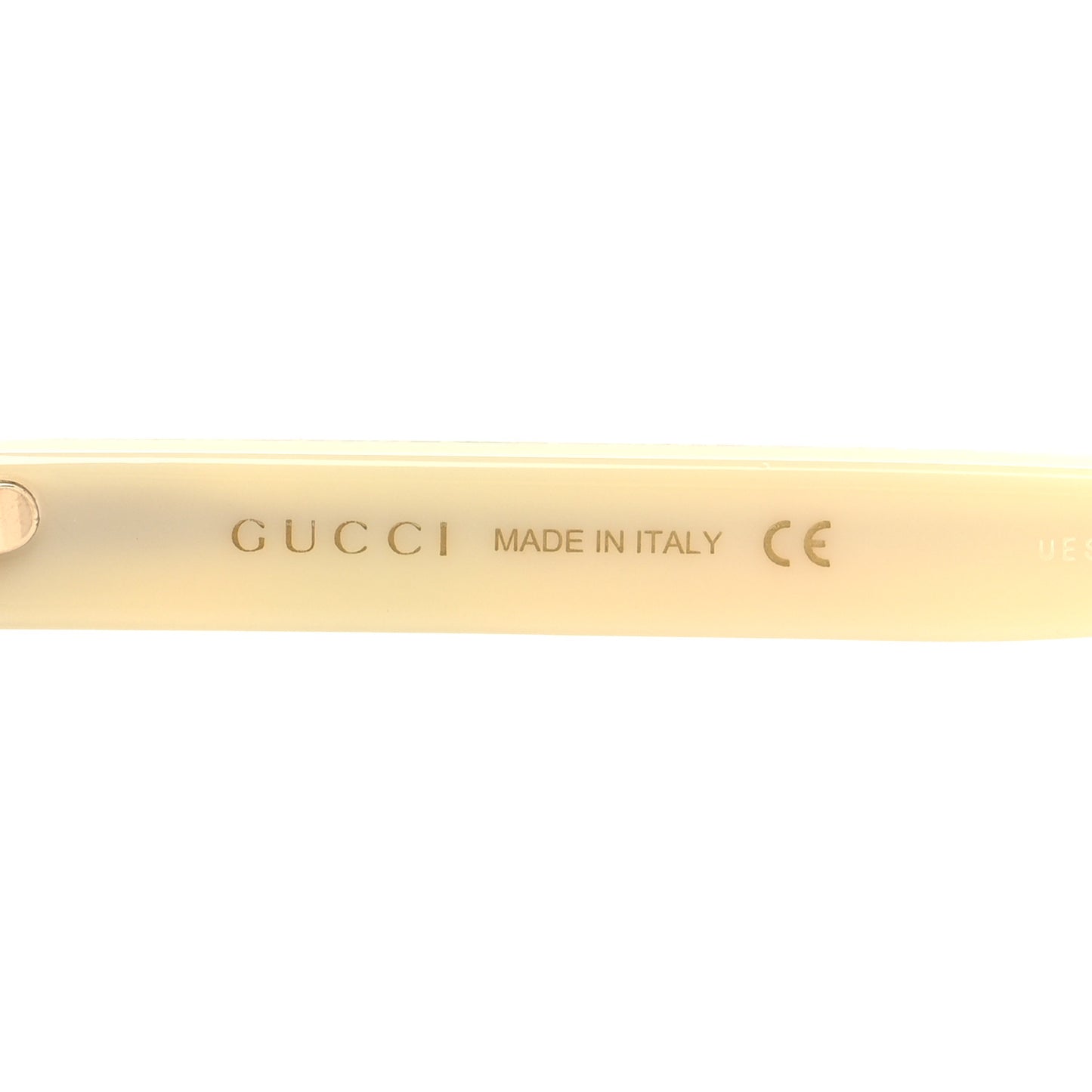 Square Frame Stripe Glitter GG0328S Sunglasses Ivory Multicolor
