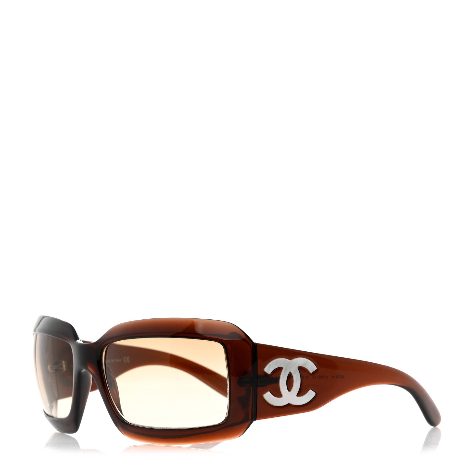 Chanel Mother of Pearl Sunglasses 5076-H Brown 1 of 8