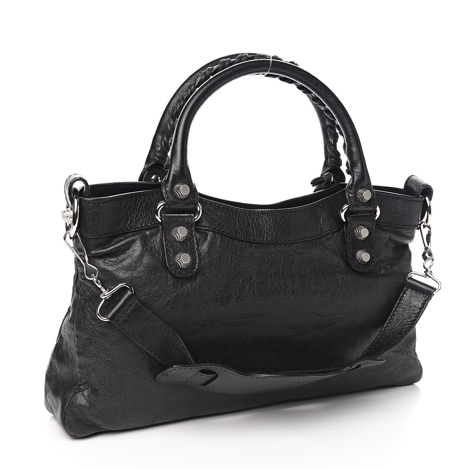 Balenciaga Agneau Giant 12 Silver Hardware First Black 3 of 10