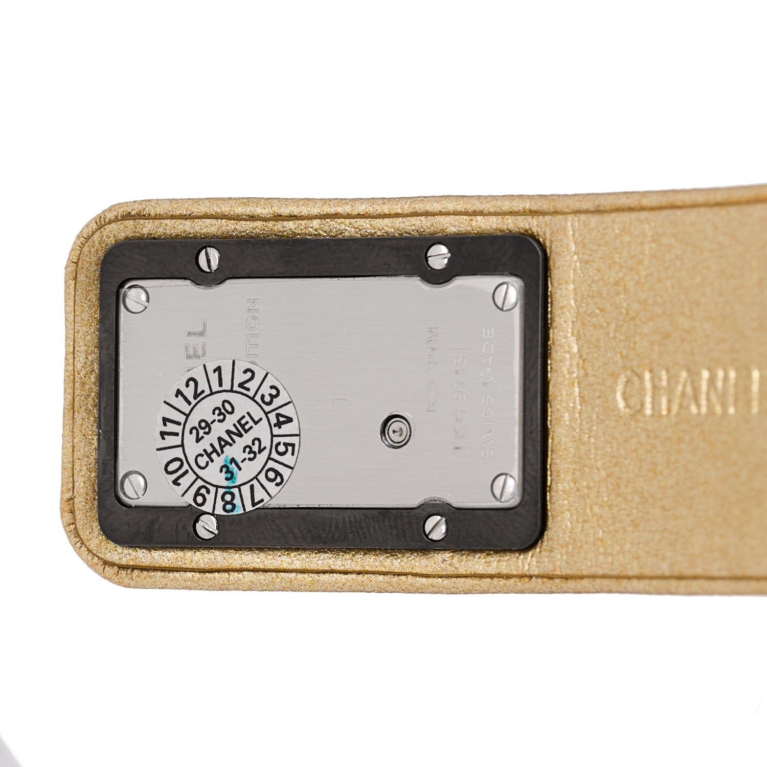 Chanel Stainless Steel Calfskin Diamond 25mm Code Coco Couture Quartz Watch Black 4 of 5