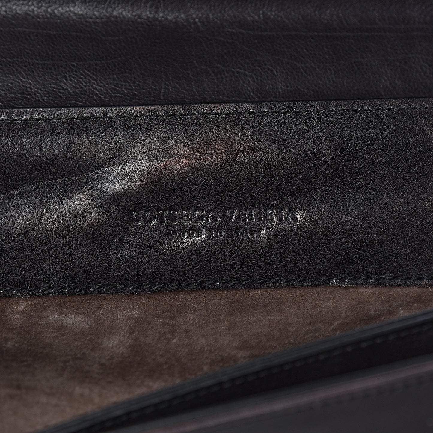 Metallic Nappa Intrecciato Eyelets Flap Shoulder Bag Matita