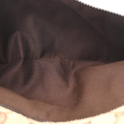 Gucci GG Monogram Double Pocket Belt Bag Dark Brown 5 of 10