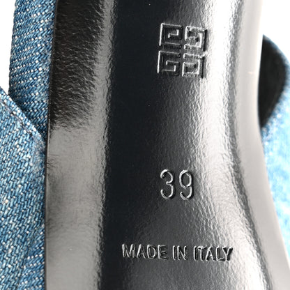 Givenchy Denim Voyou Sandals 39 Medium Blue 7 of 10