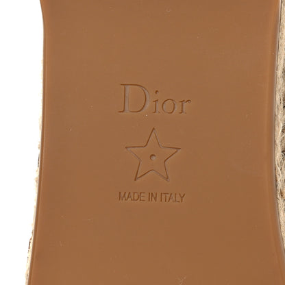 Christian Dior Lambskin Granville Espadrille 40 Golden Saddle 8 of 10
