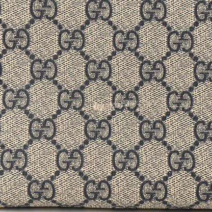Gucci GG Plus Monogram Small Signature Web Loop Vertical Tote Navy 12 of 16