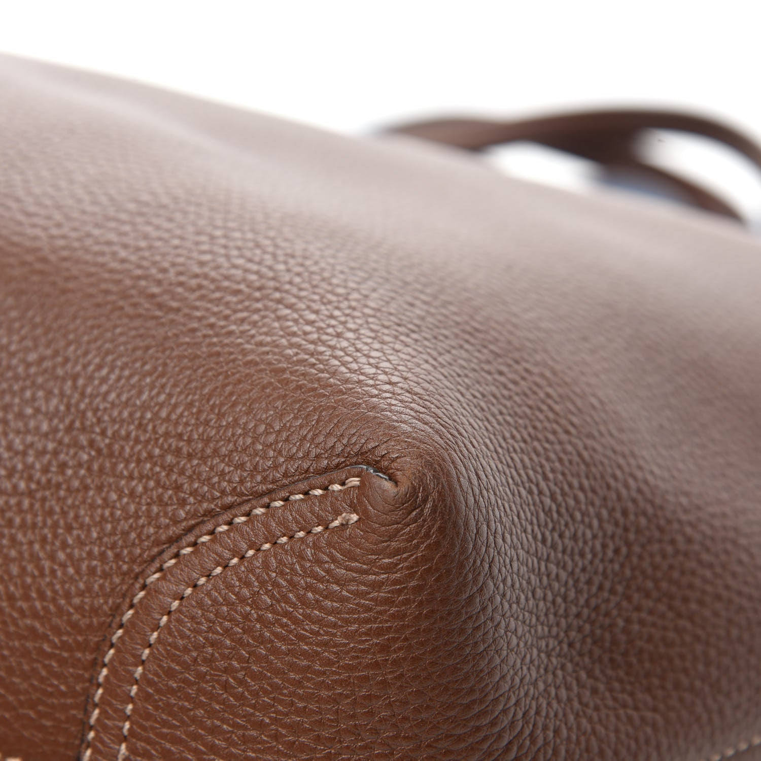 Gucci Cellarius Calfskin Bi-Color Medium Ramble Reversible Tote Nut Brown Mineral Blue 22 of 25
