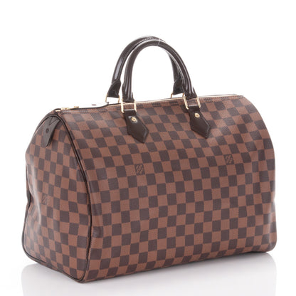 Louis Vuitton Damier Ebene Speedy 35 3 of 8