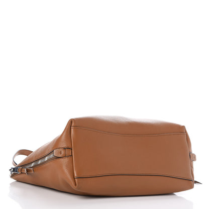 Prada Vitello Daino Side Zip Tote Cannella 4 of 8