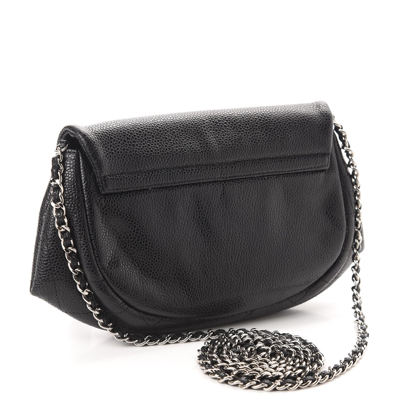Caviar Half Moon Wallet On Chain WOC Black