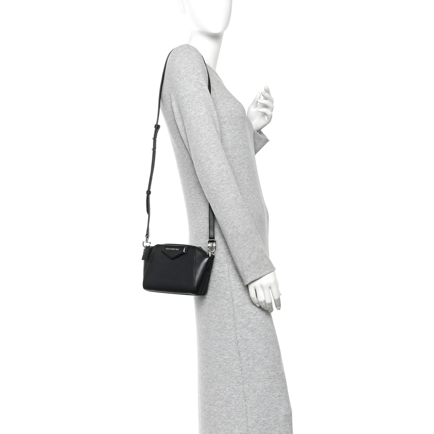 Sugar Goatskin Nano Antigona Black