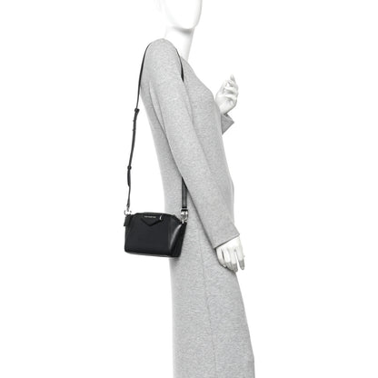 Givenchy Sugar Goatskin Nano Antigona Black 2 of 9