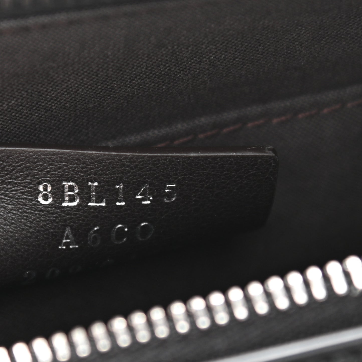 Vitello Dolce Bi-Color FF 1974 Embossed Mini By The Way Boston Bag Black Maya