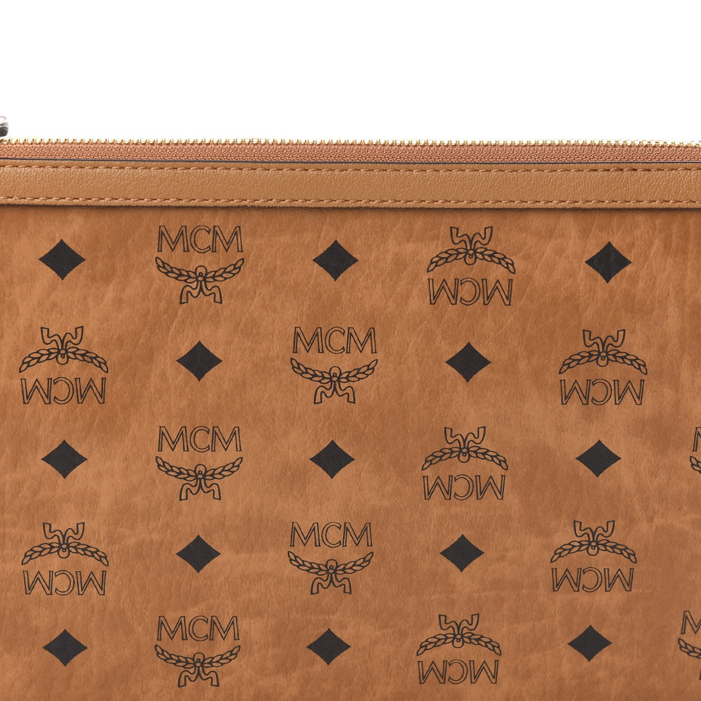 Visetos Liz Shopper Tote Pouch Cognac