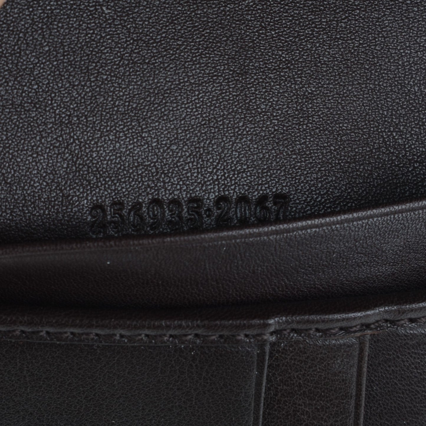 Monogram Compact Trademark Wallet Dark Brown