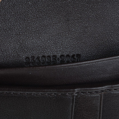 Gucci Monogram Compact Trademark Wallet Dark Brown 7 of 7