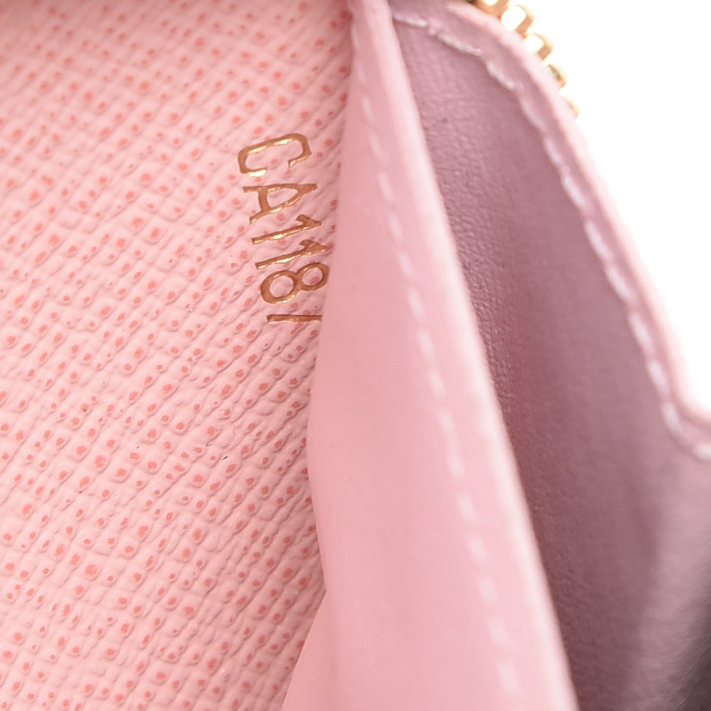 Monogram Clemence Wallet Rose Ballerine