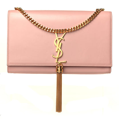 Saint Laurent Smooth Calfskin Medium Classic Monogram Kate Tassel Satchel Pink 1 of 6