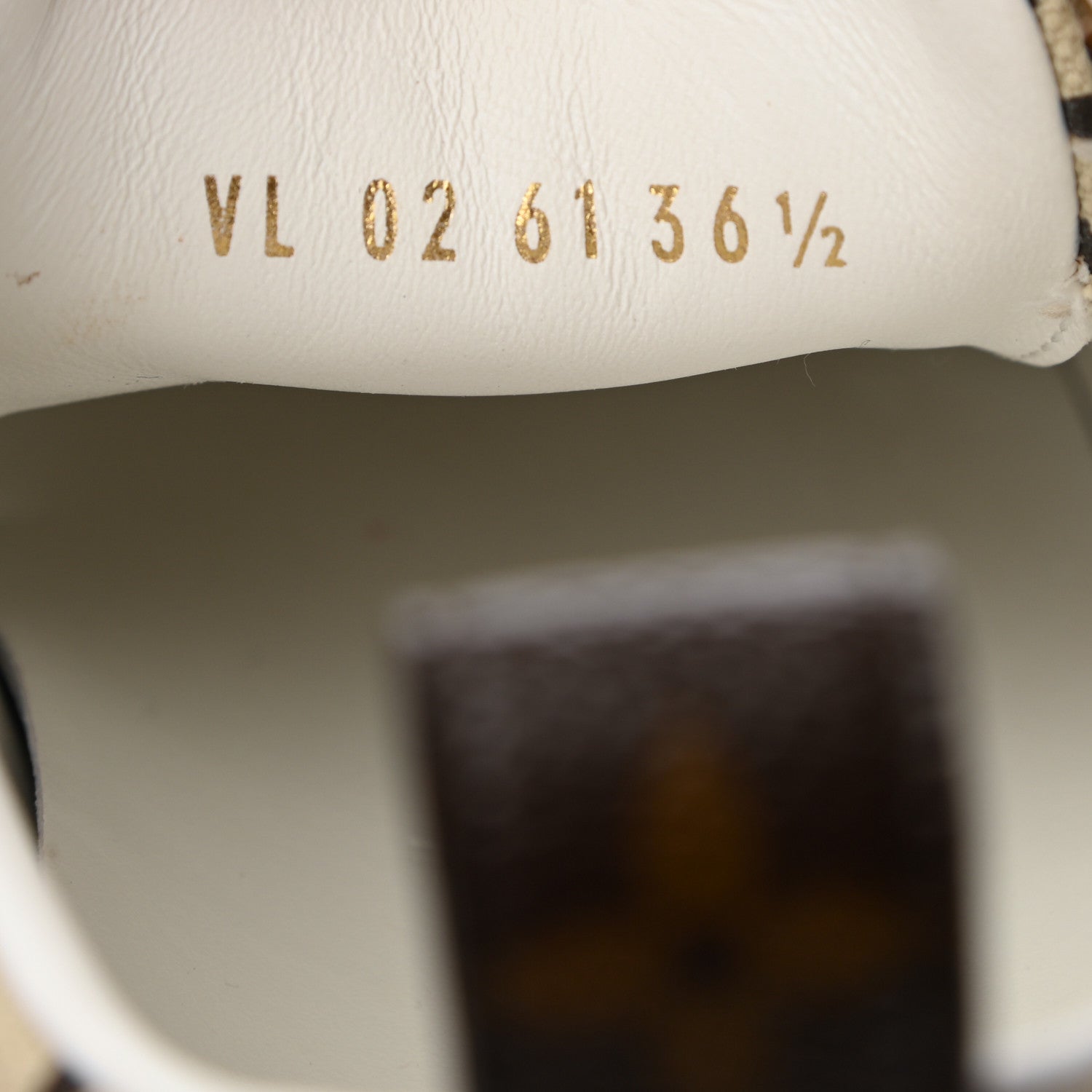 Louis Vuitton Calfskin Monogram Stellar Sneakers 36.5 Beige 8 of 8