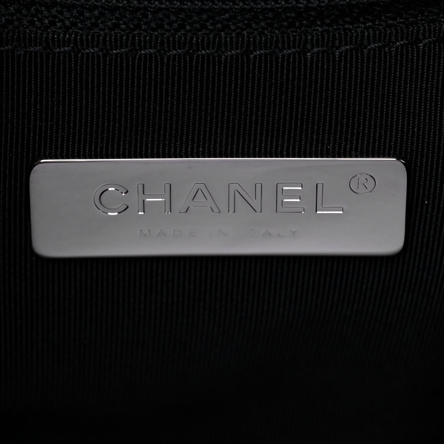 Glossy Calfskin Quilted Medium Chanel 19 Flap White Black