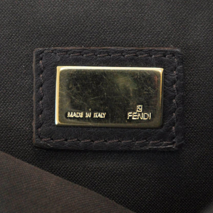 Fendi Denim Shoulder Bag Blue Black 9 of 9