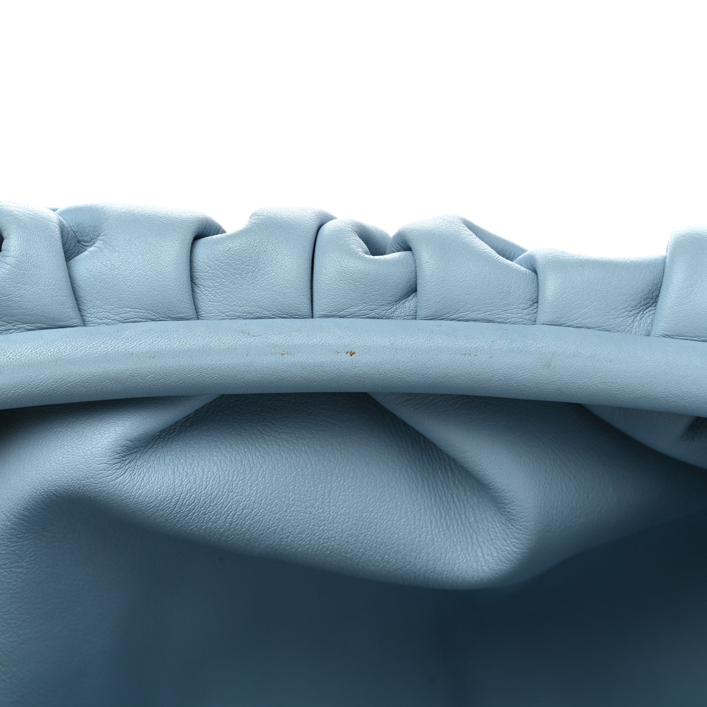 Smooth Butter Calf The Pouch Oversized Clutch Ice