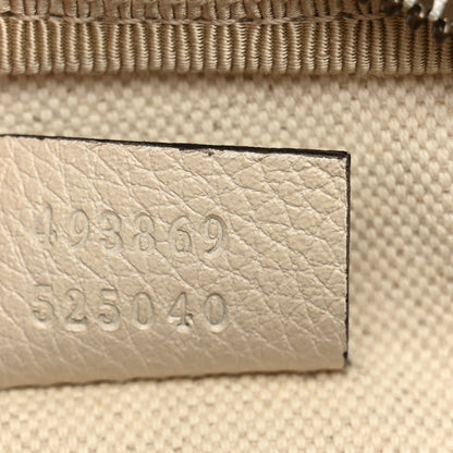 Gucci Grained Calfskin Logo Belt Bag White 7 of 10