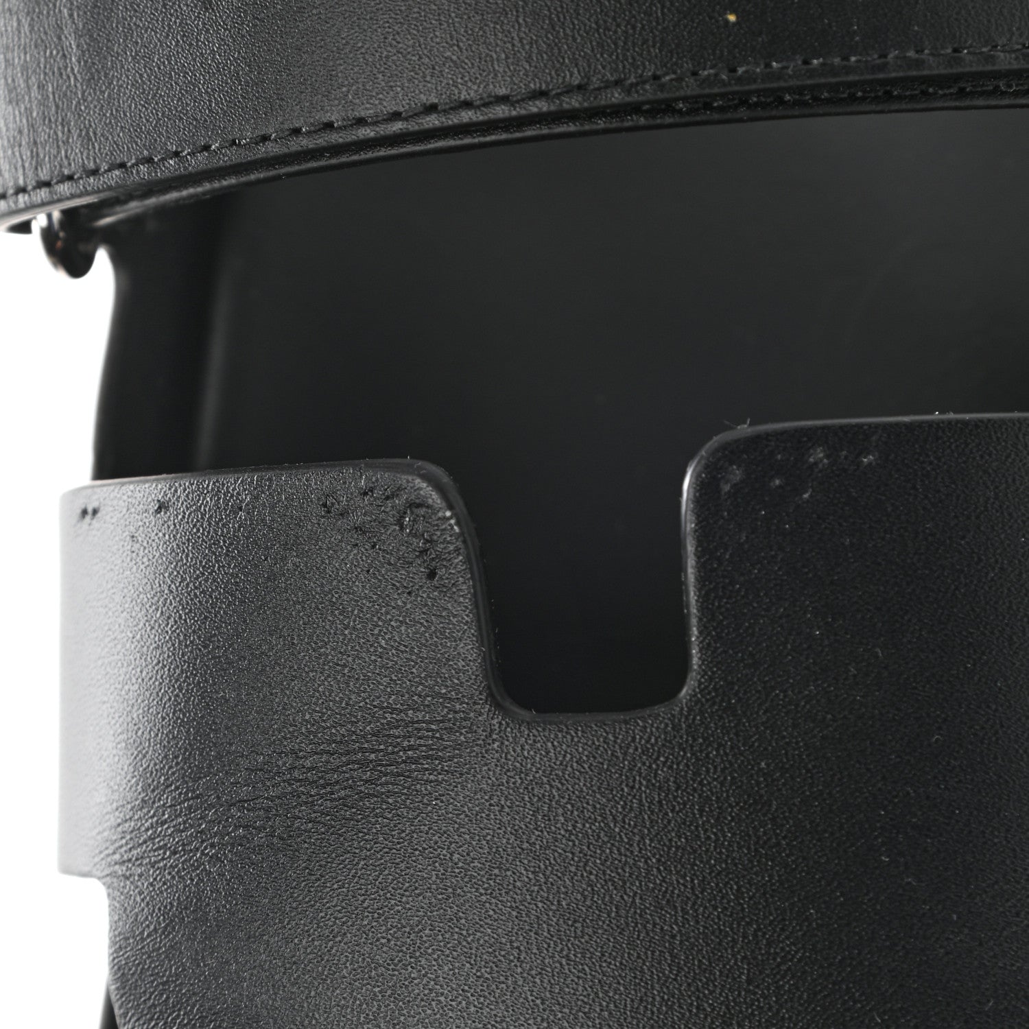 Hermes Calfskin Mens Chypre Sandals 43 Black 11 of 14