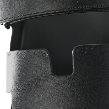 Hermes Calfskin Mens Chypre Sandals 43 Black 11 of 14