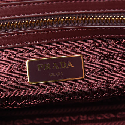 Prada Tessuto Nylon Soft Calf Small Tote Granato 5 of 8