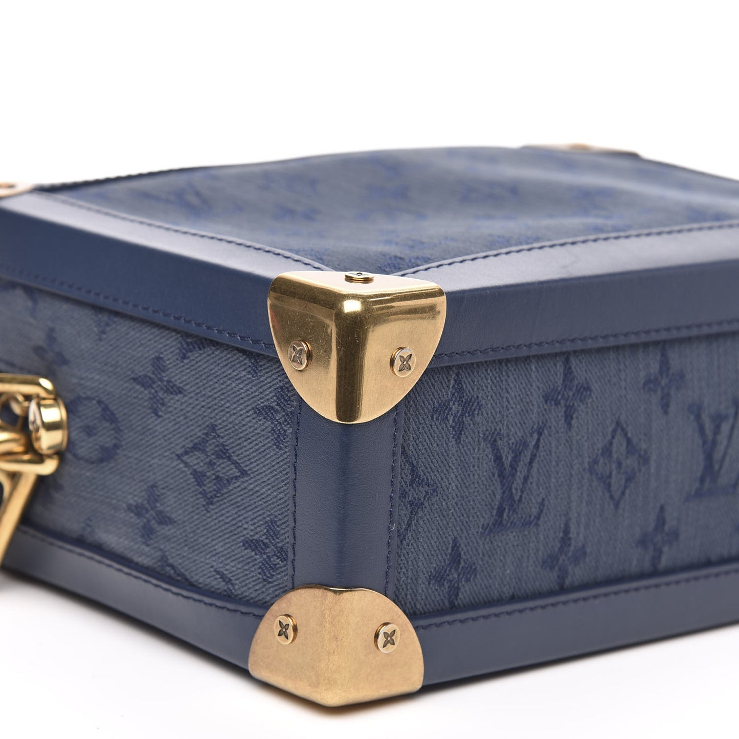 Denim Monogram Soft Trunk Navy