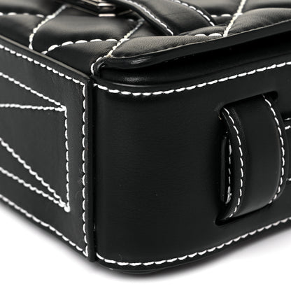 Alexander McQueen Calfskin Quilted The Myth Crossbody Bag Black 8 of 9
